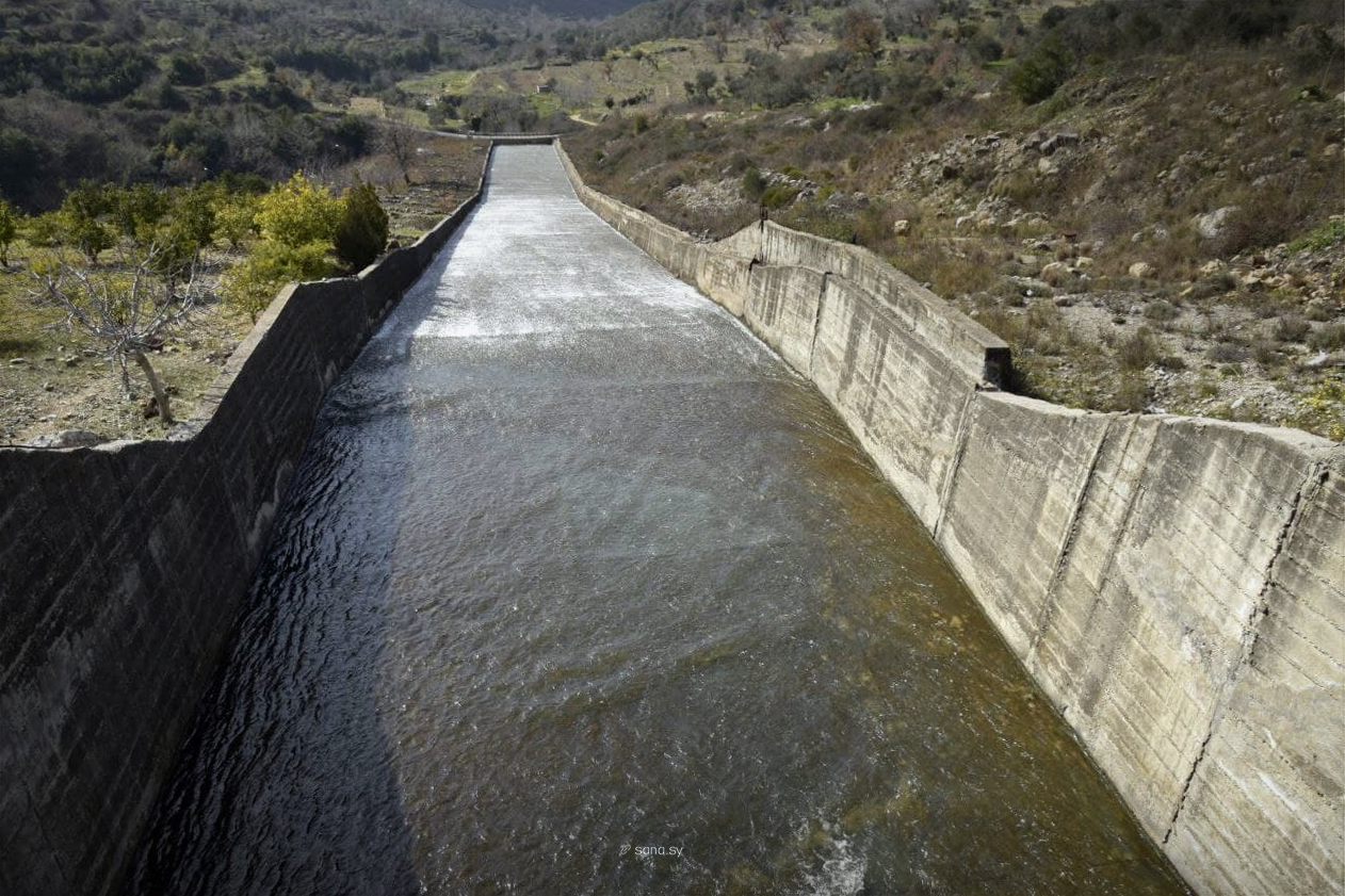الأمطار ترفع مخزون المياه في سدود طرطوس