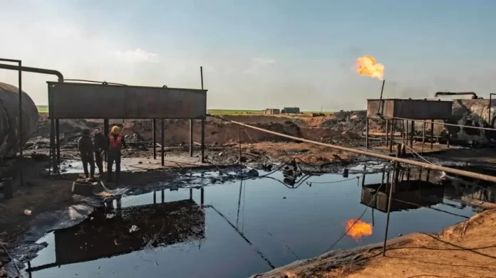 حراقات النفط في دير الزور